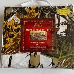 Twin Sheet Set - Camo - 3 piece set